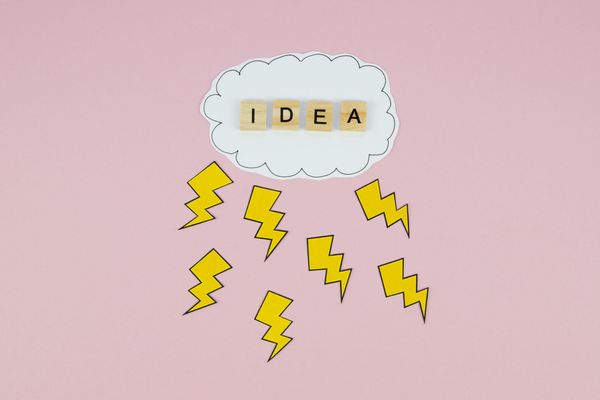 idea-word-cloud-pink-background