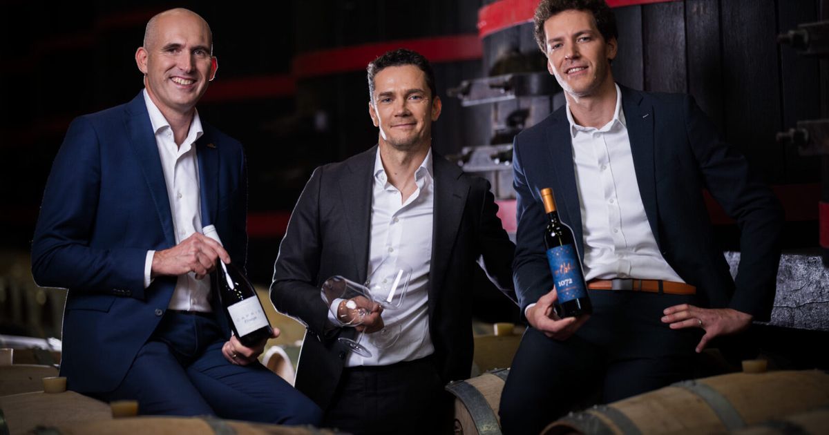 Glavni enolog Vinakoper Boštjan Zidar, direktor Borut Fakin in enolog Rok Jamnik. Foto_Jaka_Ivančič